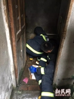 为了救"汪星人" 上海消防员在粪坑里三进三出 - Sh.Eastday.Com