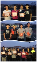 “三走”系列活动之网球院赛落下帷幕 - 华东理工大学