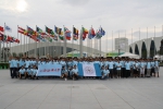 世游赛500名志愿者合影 - 上海海事大学
