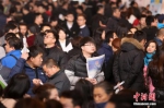 2月11日，北京国际会展中心举行春季人才招聘会，求职者在招聘会寻找合适的就业岗位。中新社记者 韩海丹 摄 - 新浪上海