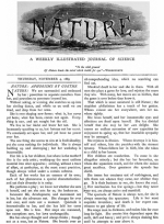 《自然》1869年创刊号 - 上海交通大学