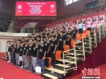 图为上海财经大学2017级新生开学典礼现场。 - 上海交通大学