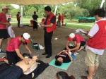 金山区举行“世界急救日”红十字应急救护定向赛 - 红十字会