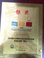 我校学子在ACM国际大学生程序设计竞赛亚洲区域赛中获银牌 - 上海理工大学