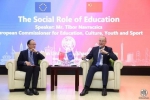 欧盟教育、文化、青年和体育委员蒂博尔·瑙夫劳契奇
到访复旦大学并发表演讲 - 复旦大学