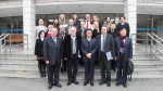 希腊经济社会理事会代表团一行访问上外 - 上海外国语大学