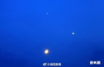 图说：“双星伴月”天象 资料图（下同） - 新浪上海