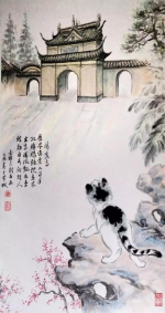 松江这位老人画了数百只猫 近百幅作品正在展出 - Sh.Eastday.Com