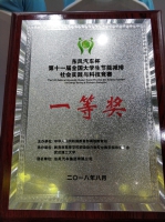 我校学子在全国节能减排社会实践与科技竞赛中首获一等奖 - 上海电力学院