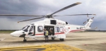 AW189直升机是意大利莱奥纳多直升机公司最新研制的高性能8.6吨级超中型双发直升机。（资料照片） - 新浪上海