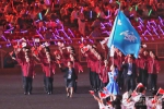 第二届全国青年运动会开幕 陆佳雯率上海代表团入场 - 上海女性
