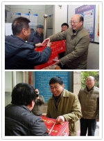 校领导慰问寒假期间值班工作人员 - 上海大学